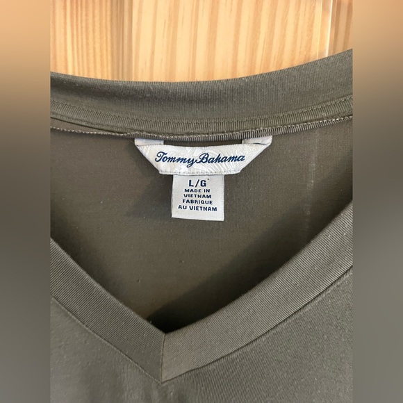Women’s Tommy‎ Bahamas Olive Green Top Size Large - Picture 6 of 7
